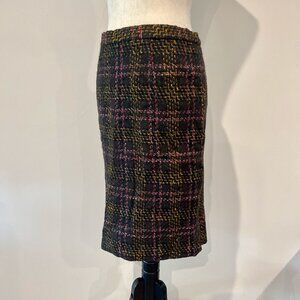 Japan bought Vintage High Waist Tweed Skirt Fits Medium up to 29 inches waist